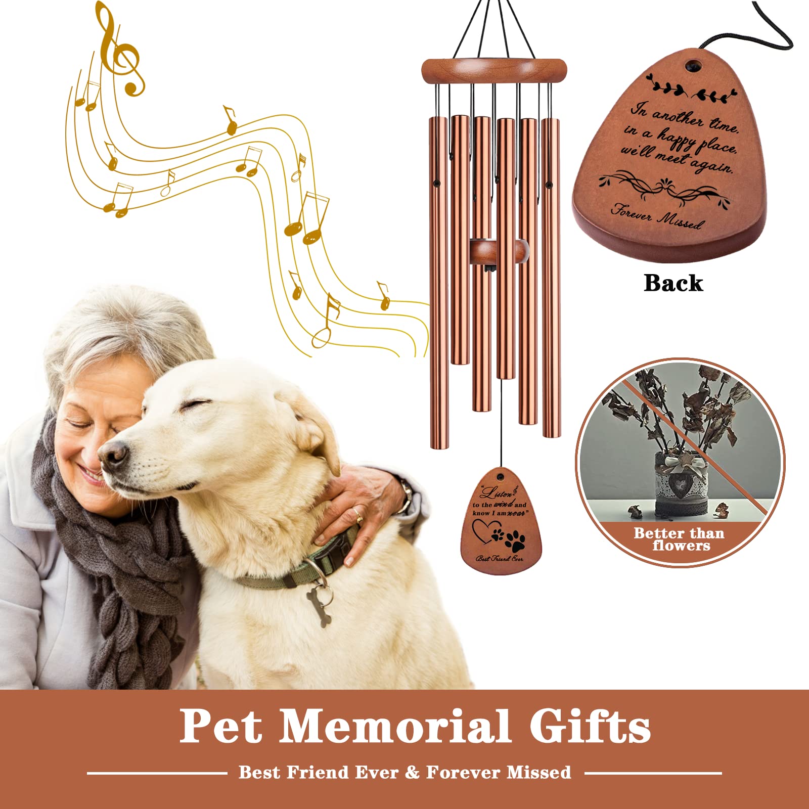 VENBEEL pendentif gravé patte, souvenir touchant pour les propriétaires d'animaux.