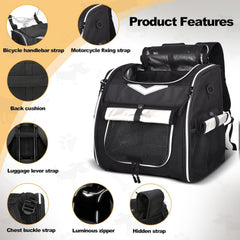 VENFOREST Panier vélo oxford imperméable pour l'extérieur.
