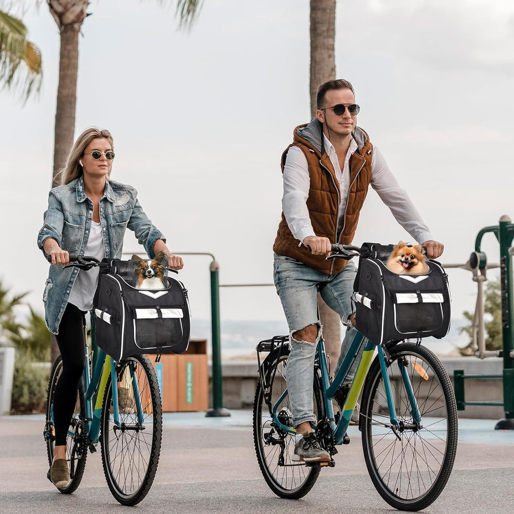 VENFOREST Panier vélo usage polyvalent devant le vélo ou porté.