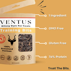 Ventus friandises entrainement chiot: bouchées protéinées pour l’apprentissage en douceur.