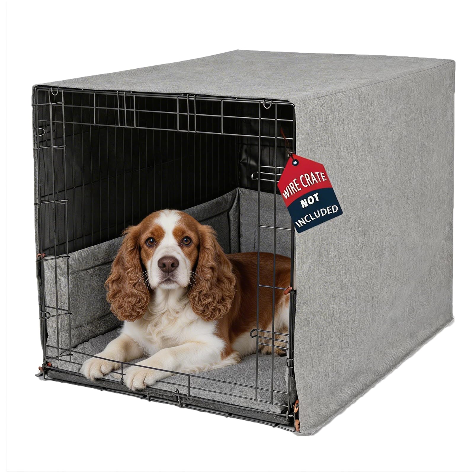 VERABE housse cage chien ensemble 3 pièces calment et protègent.
