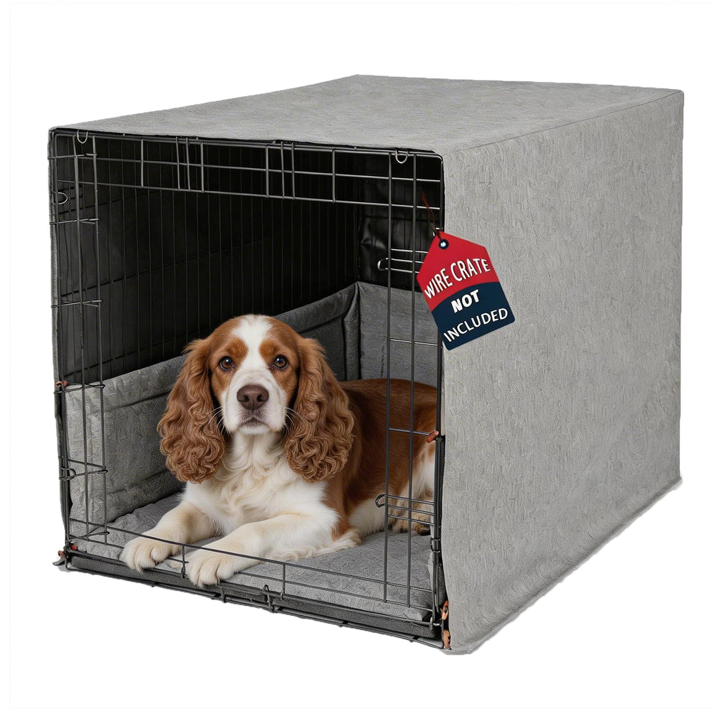 VERABE housse cage chien ensemble 3 pièces calment et protègent.