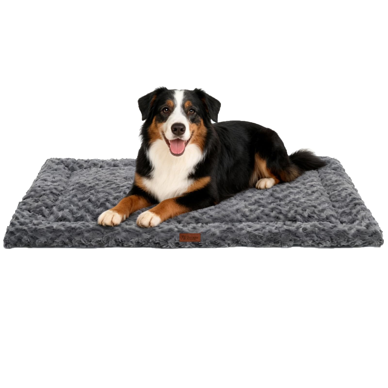 VERABE tapis-chien réversible 47x29, côté tissu respirant pour rester frais en été.