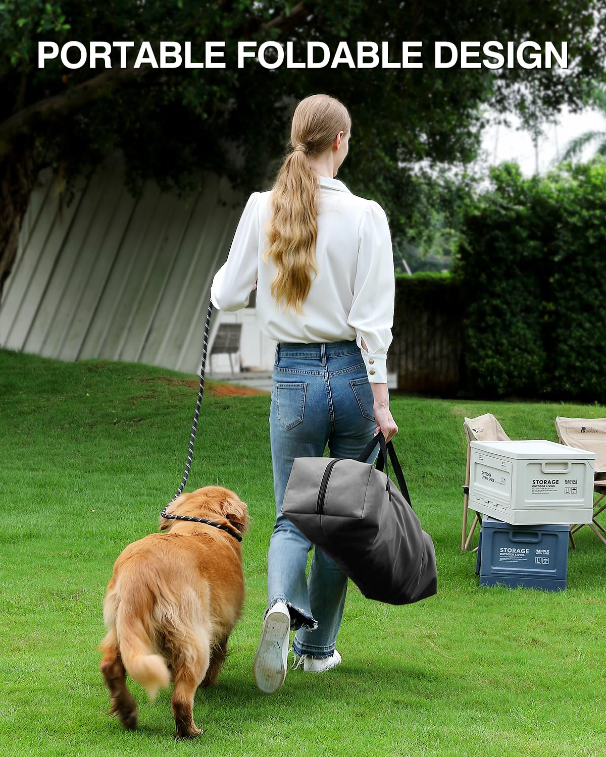 Veraste sac-rangement inclus, pratique pour le rangement et le transport.