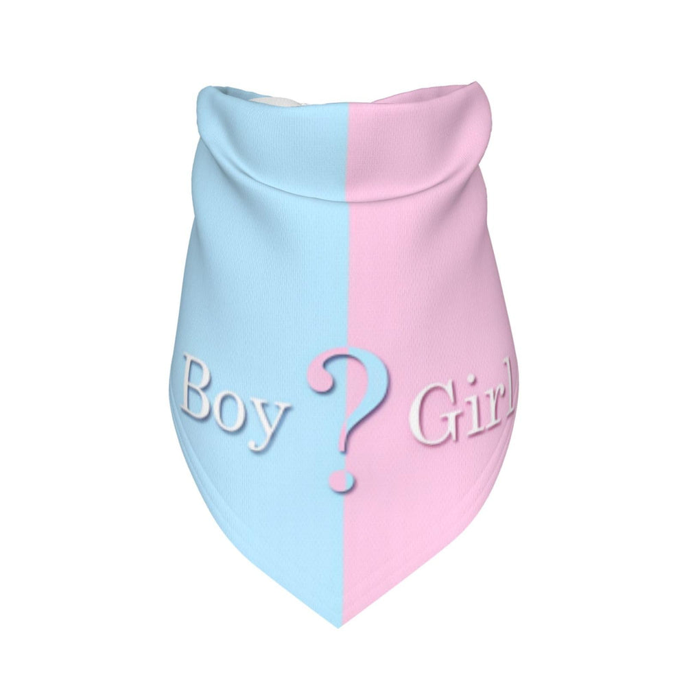 Bandana chien bleu ajustable collier, adaptation facile pour tous les chiens.