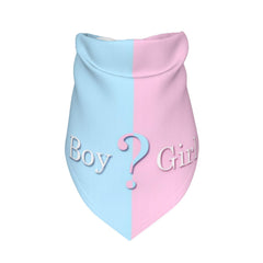 Bandana chien bleu ajustable collier, adaptation facile pour tous les chiens.