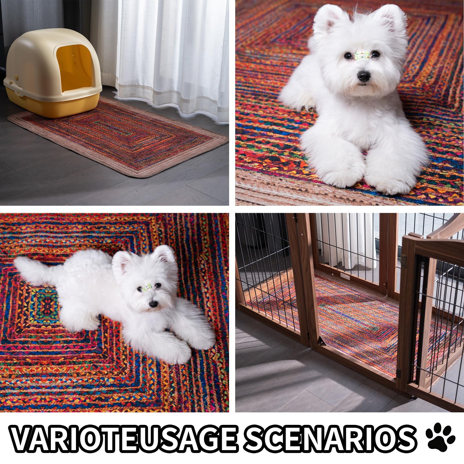 Verdasun tapis-lavable-pour-chiots: idéal pour l'apprentissage et la propreté.