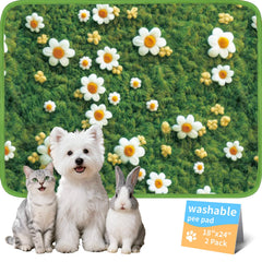 Verdasun: tapis lavables pour chiens absorbants, idéal pour l'entraînement et les accidents.
