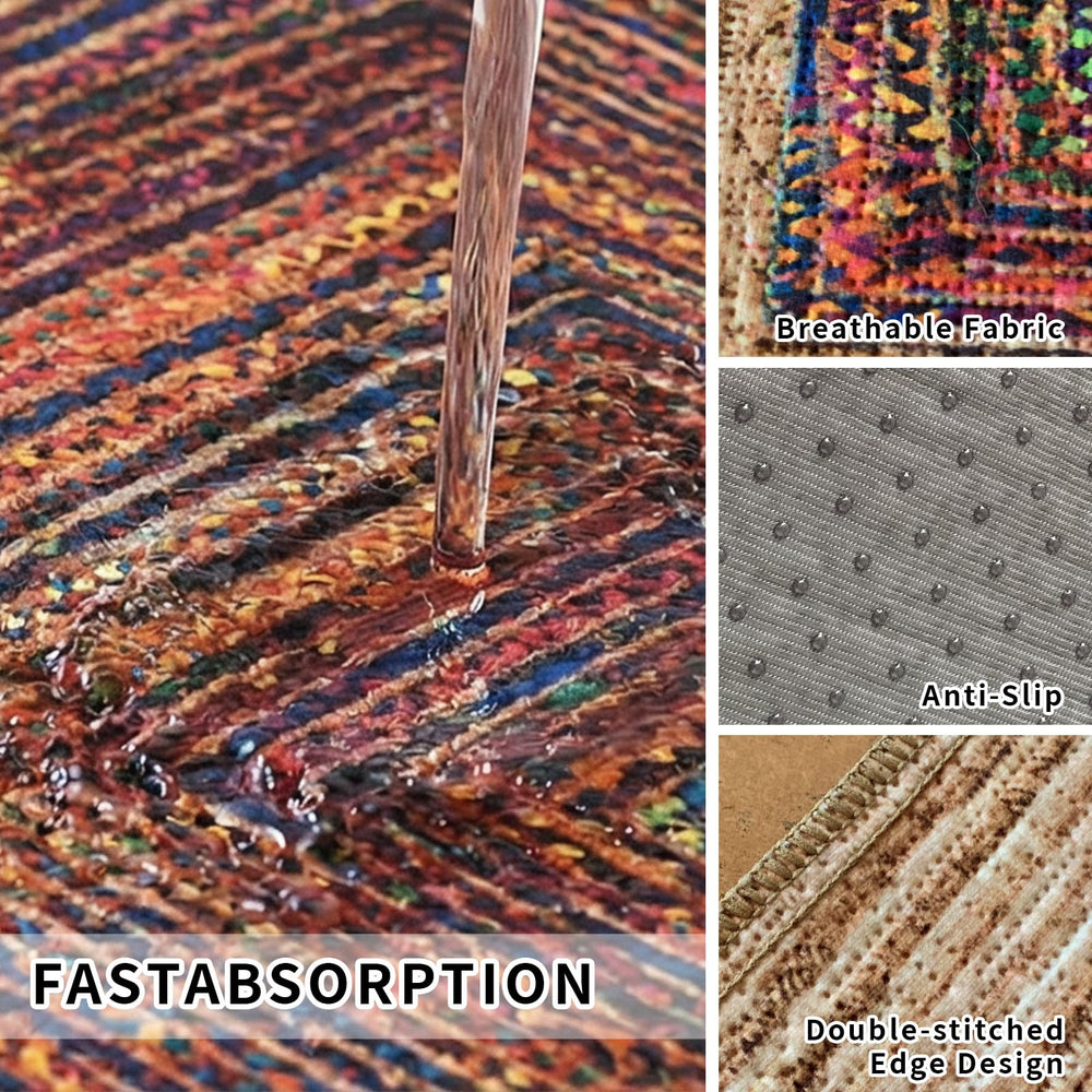 VerdaSun tapis-pipi, couche supérieure absorbante et durable.