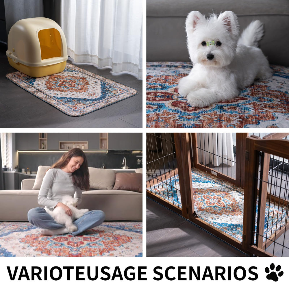 Verdasun Tapis Pipi Lavables – Idéal pour les trajets en voiture et voyages.