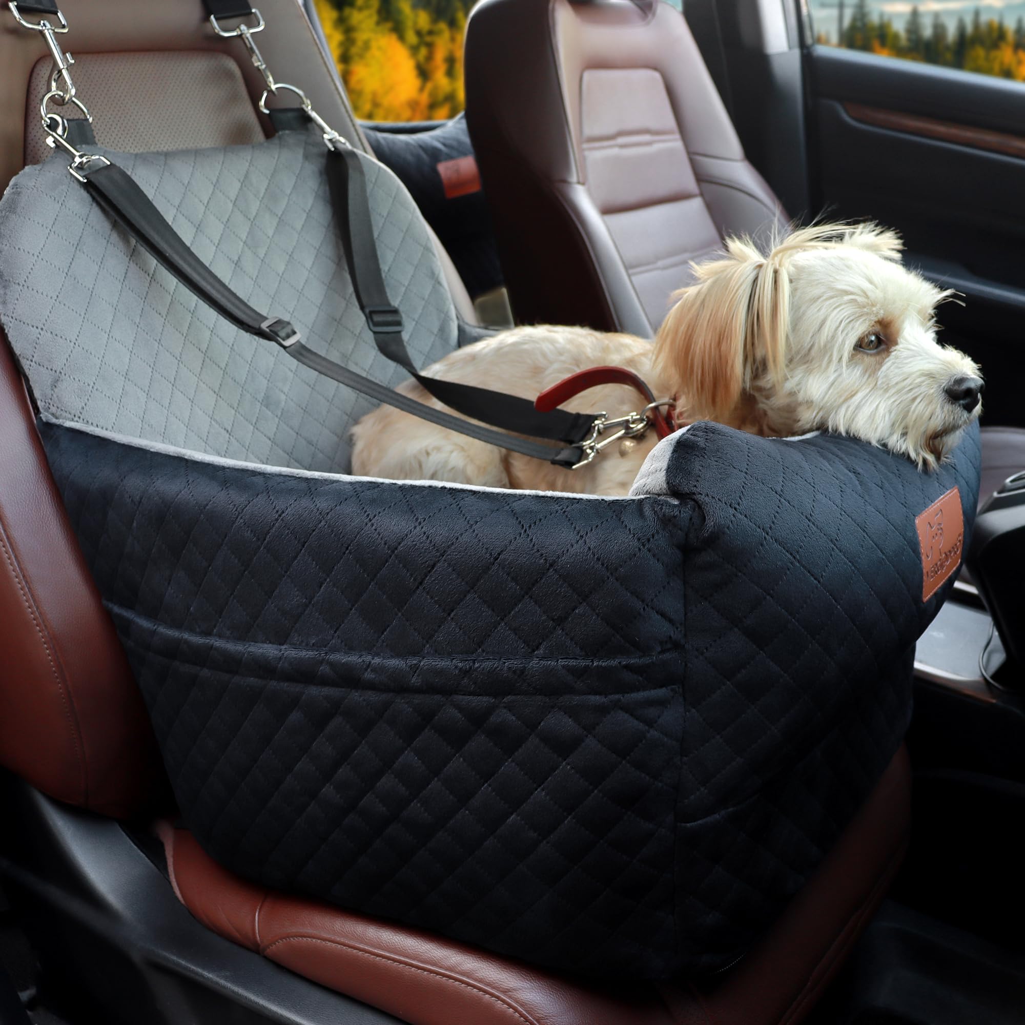 VERGODPRO coussin mémoire chien pour siège voiture douceur et confort
