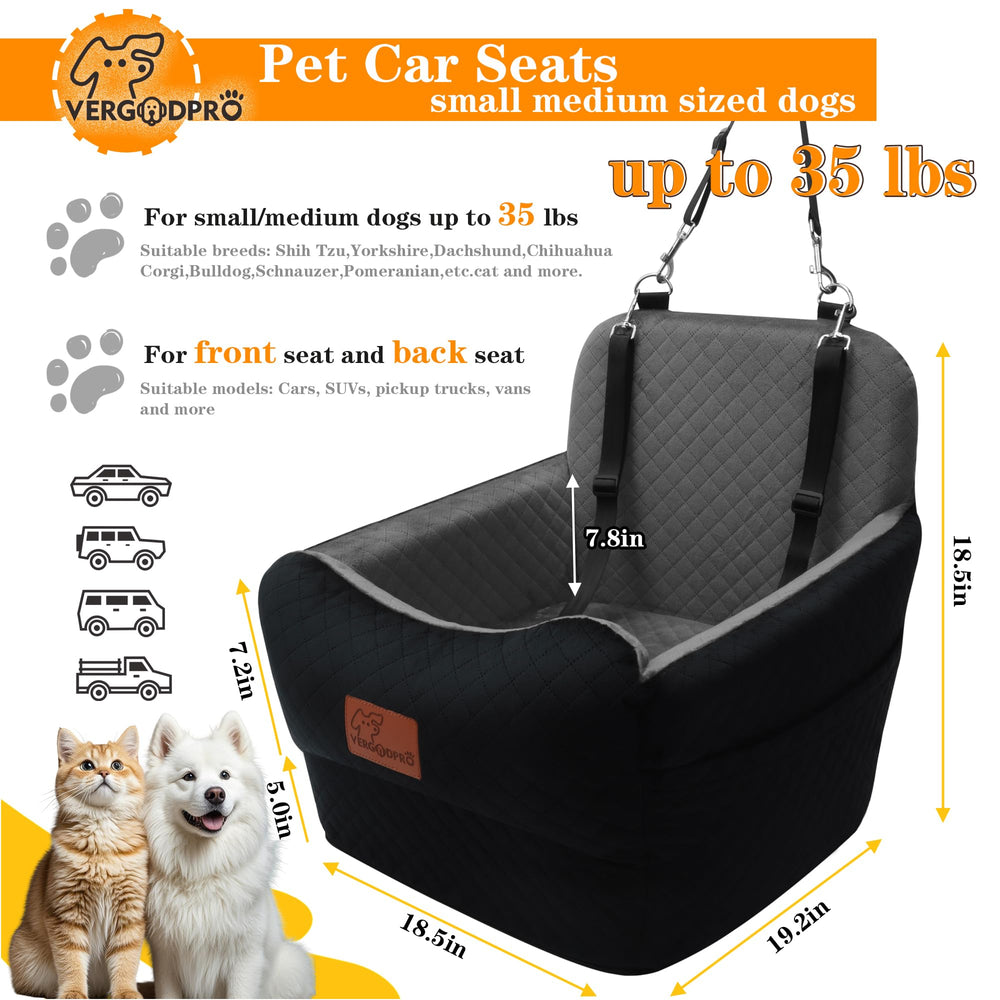 VERGODPRO housse amovible lavable pour siège-chien