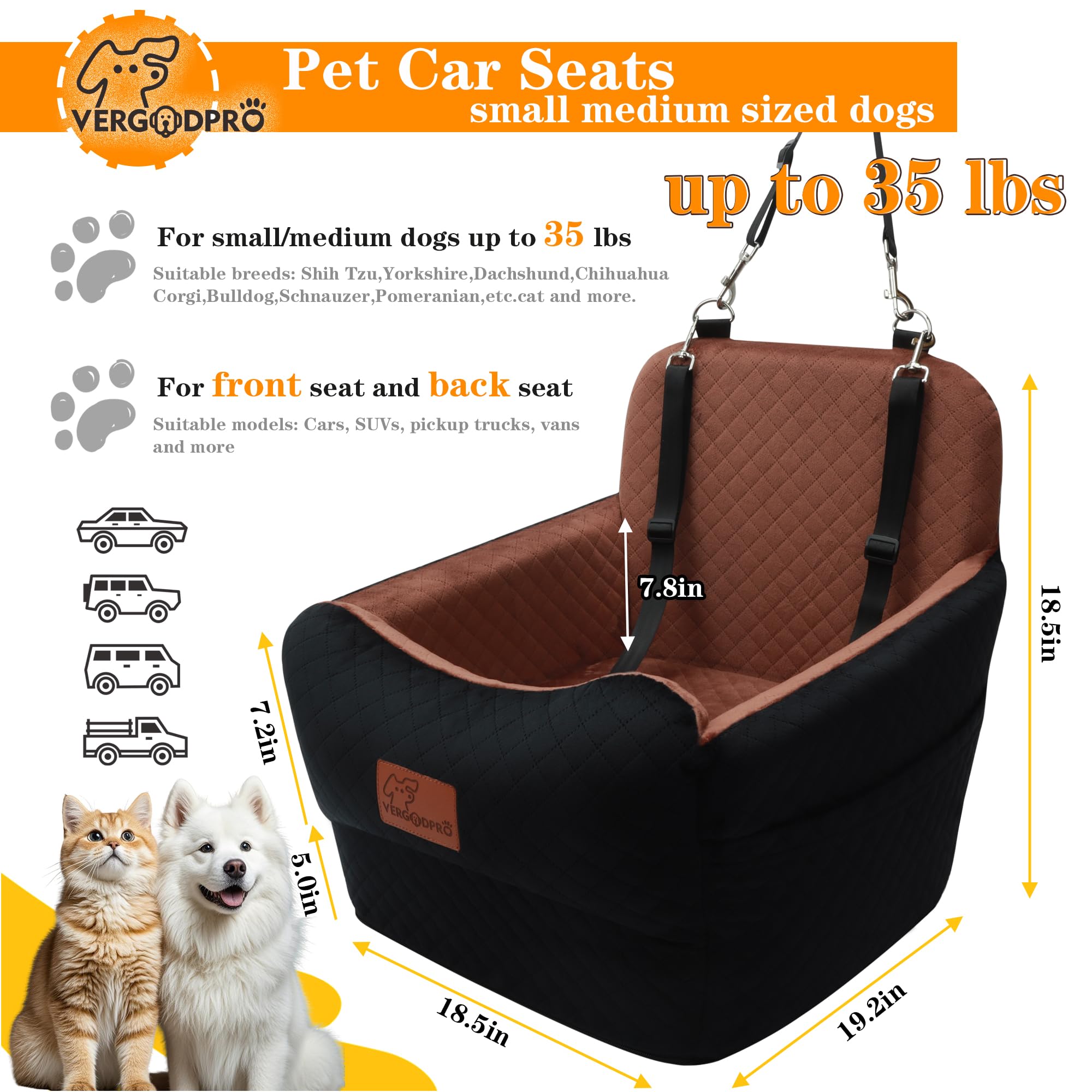 VERGODPRO coussin mémoire doux pour un voyage apaisé.
