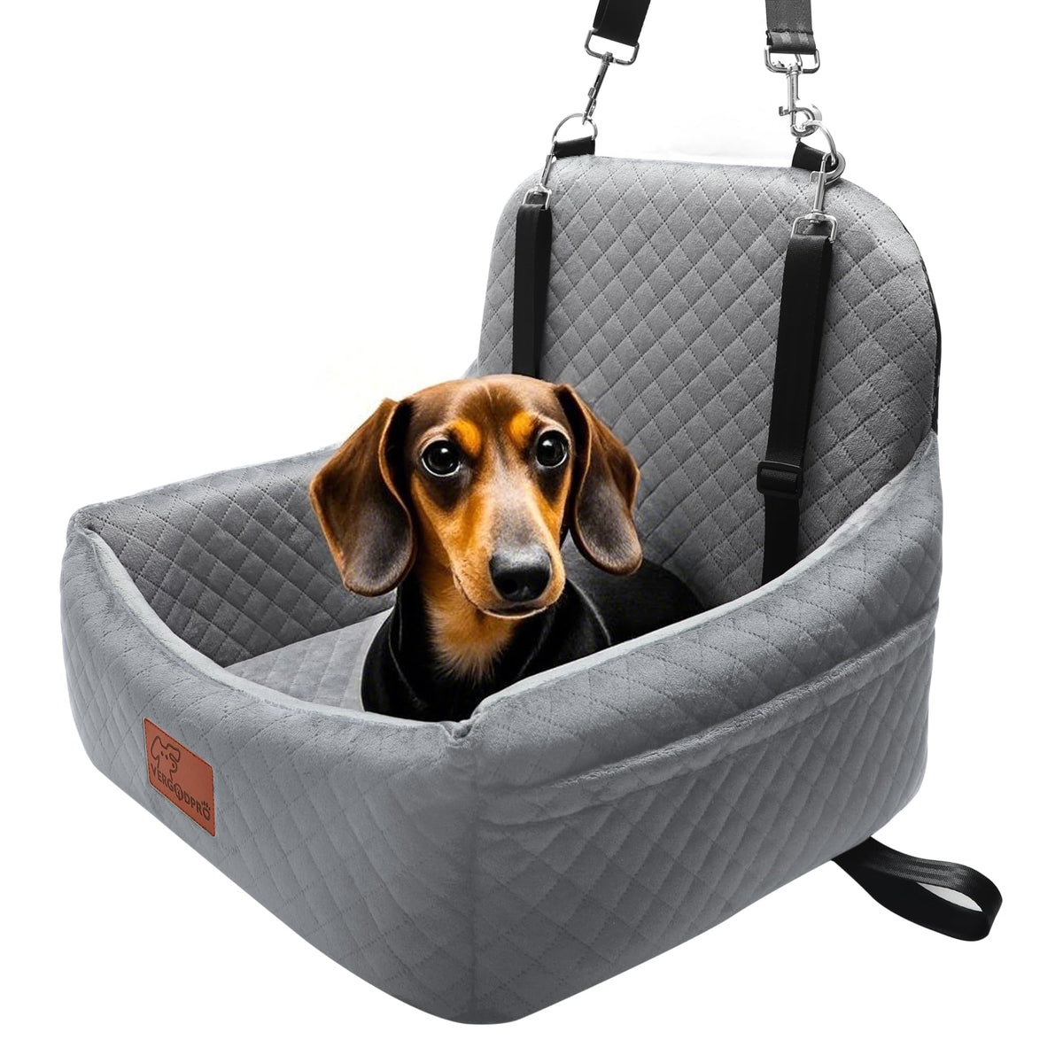 VERGODPRO siège-chien-auto anti-glisse pour trajet plus stable et sûr.