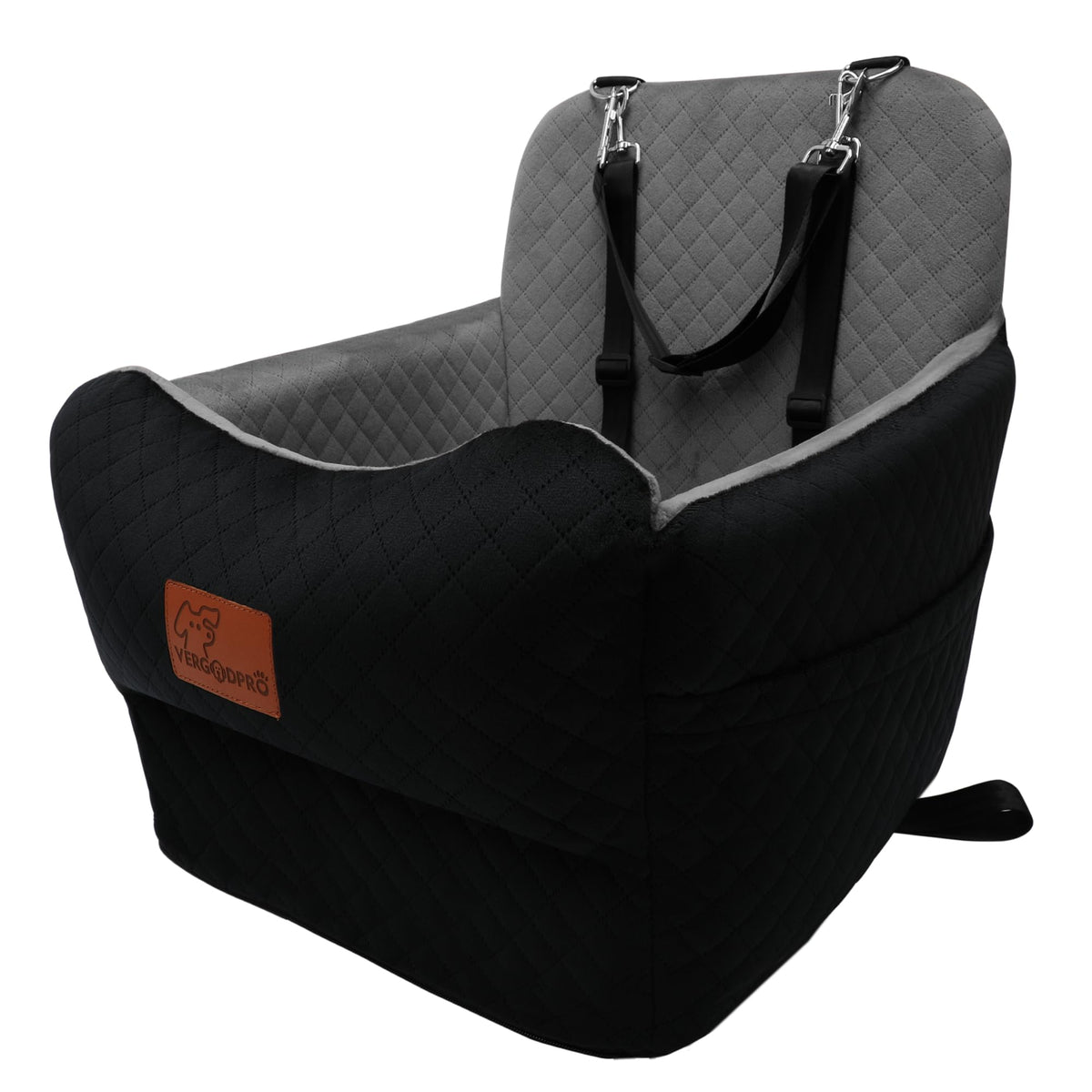 VERGODPRO siège-chien booster mémoire pour trajet avec vue dégagée