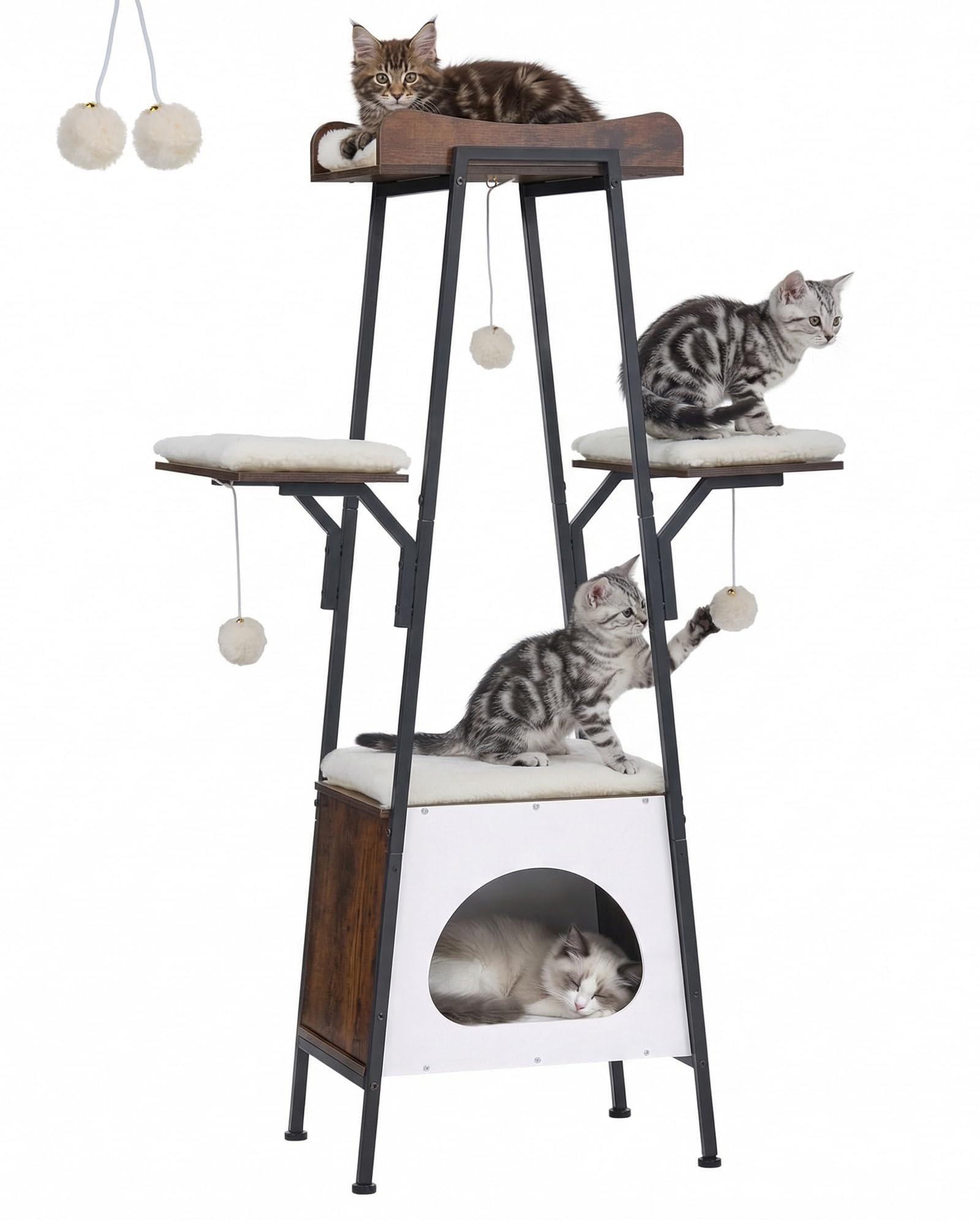 VERSASKY Arbre-chat assemblage facile pour installation sans stress.