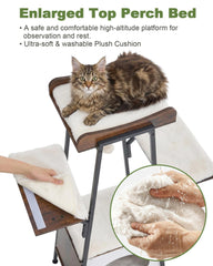 VERSASKY Arbre-chat cabane-nid pour refuges privés et siestes.