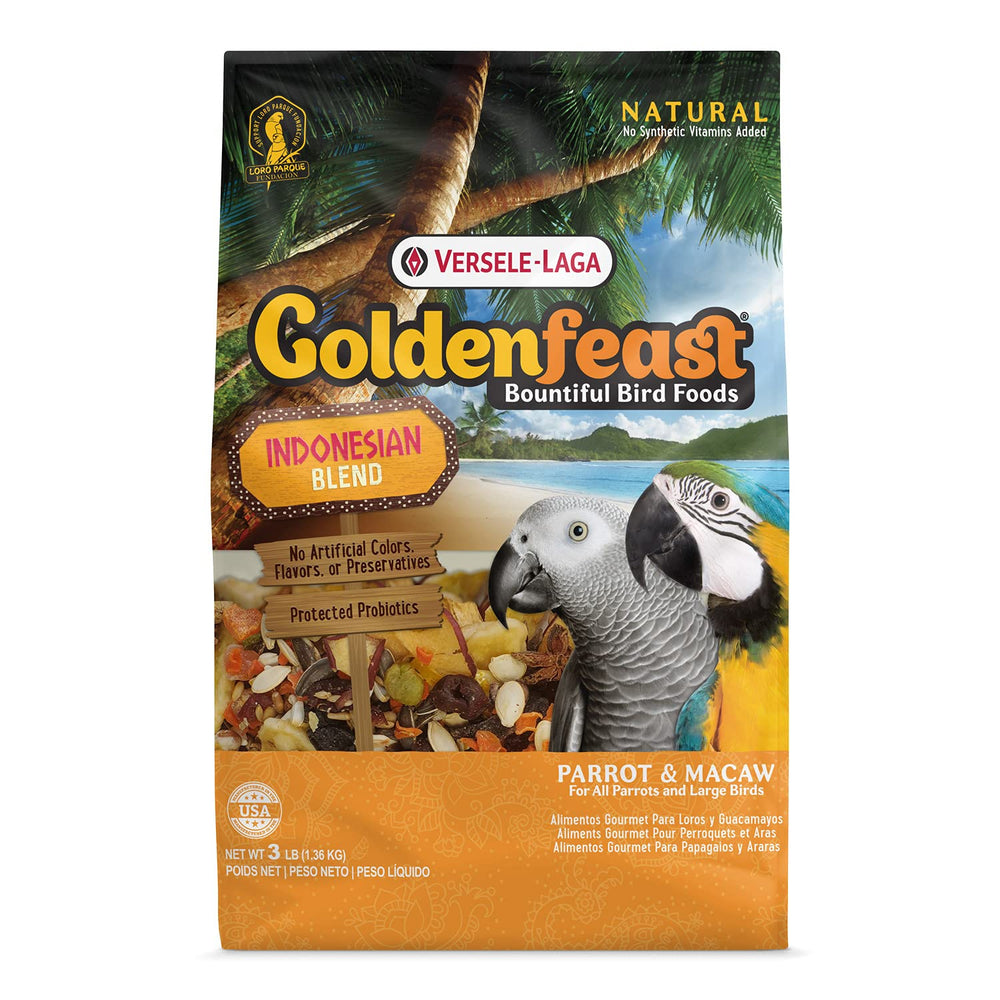 Versele-Laga Goldenfeast Indonésien – sac de nourriture pour oiseaux, nutriments variés.