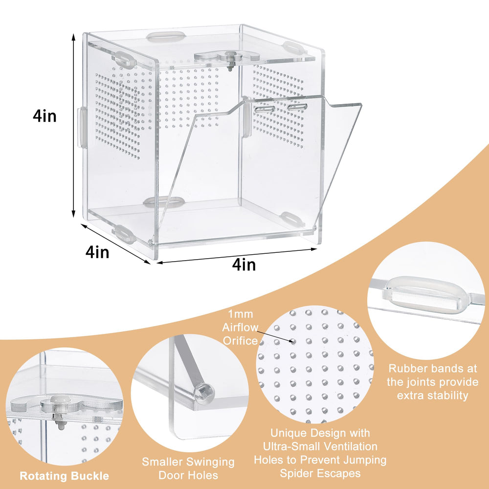 VERTUPET Kit accessoires terrarium prêt à assembler pour démarrage rapide.