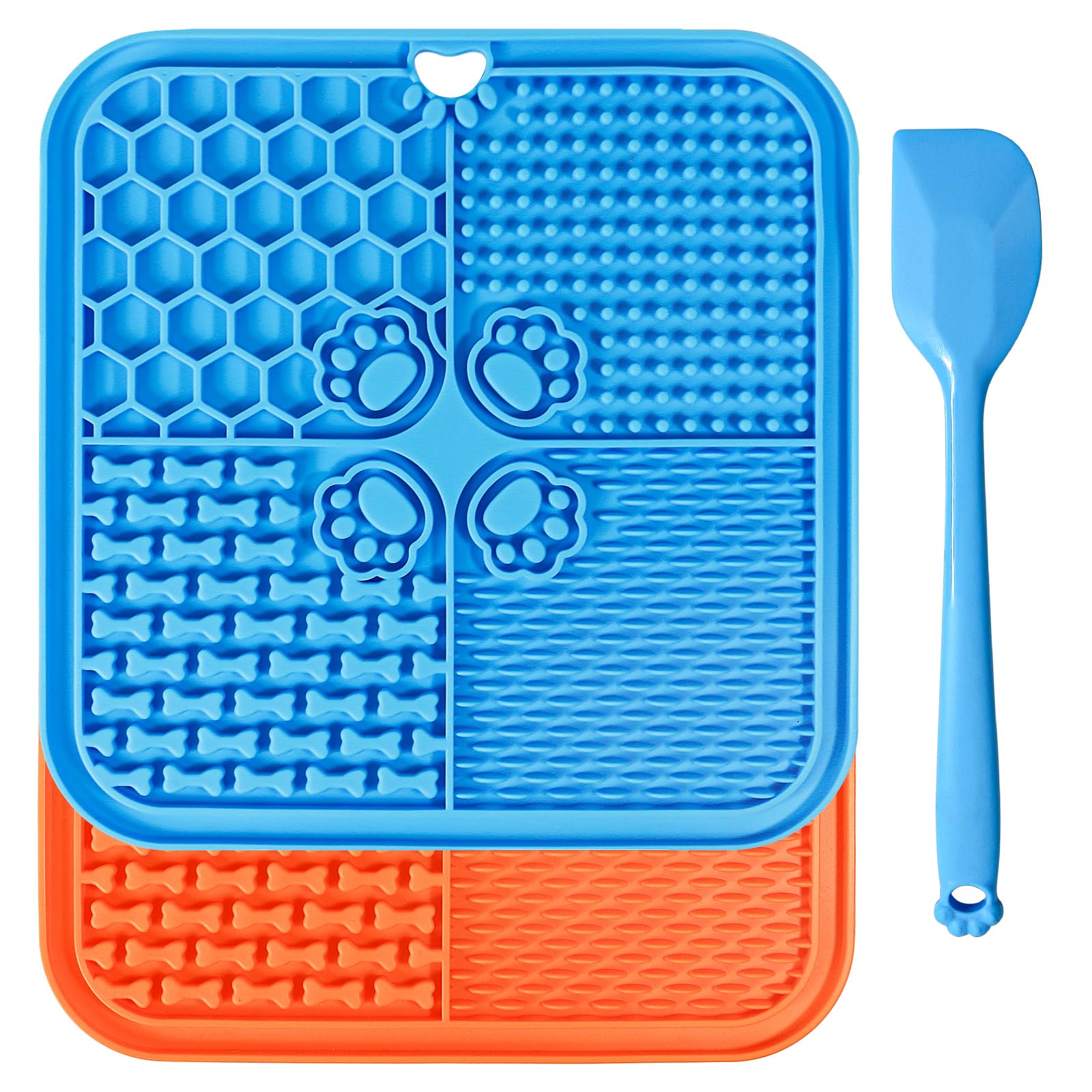 Verwohnt Pack deux tapis et grattoir pour repas propres et pratiques.