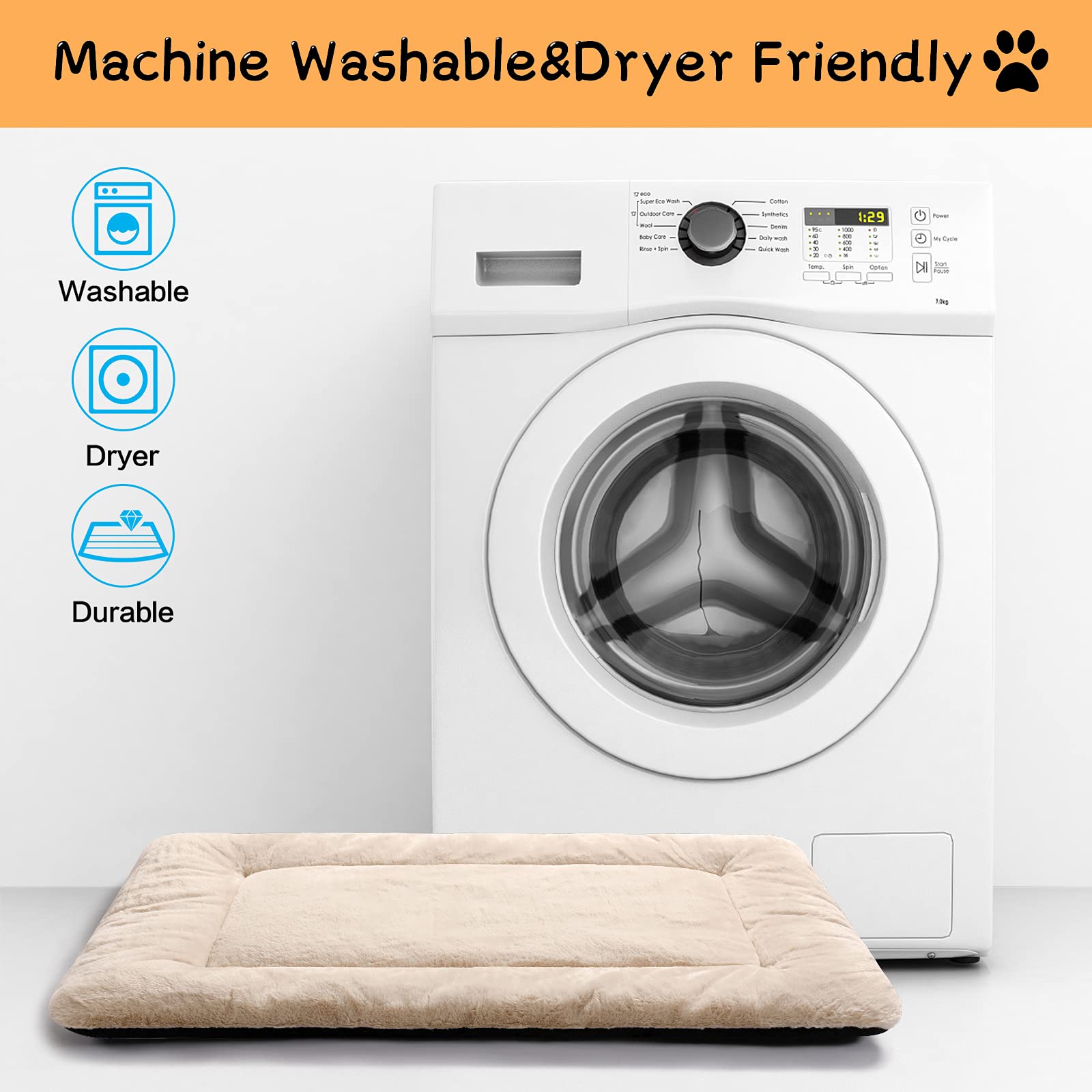 verzey lit chien surface douce fourrure: sommeil plus confortable