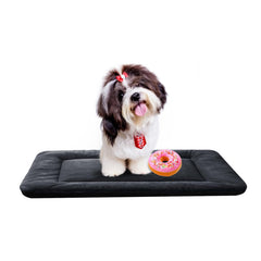 Verzey tapis de caisse chien 24 pouces: douceur premium pour un repos confortable.