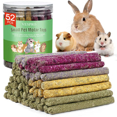 VESPRO 52pcs bâtonnets-grignotage lapin – stimulation et enrichment