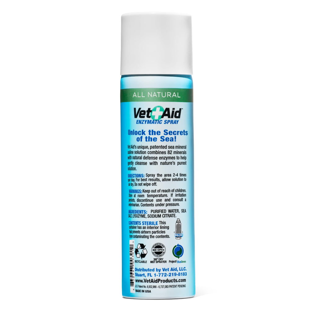 Vet Aid Spray: convient à chats, chiens, reptiles, oiseaux et chevaux.