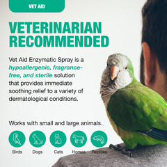 Vet Aid Spray: soutien des abcès par une solution saline neutre.