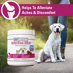 Vet Classics ArthriEASE-Gold - Friandises molles: administration facile pour chiens et chats.