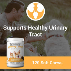 Vet Classics Cranberry Comfort – gommes pour chiens et chats favorisant le soutien urinaire