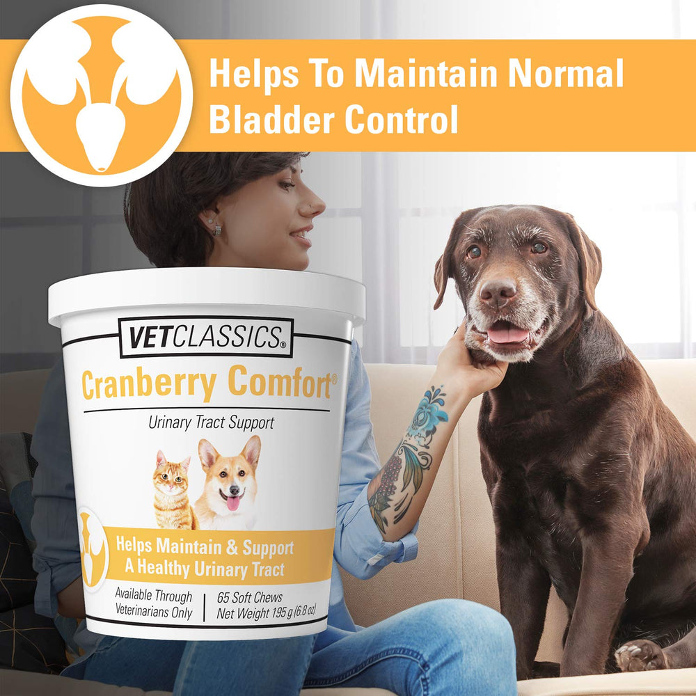 Vet Classics Cranberry Comfort – ingrédients naturels comme cranberry et herbes.