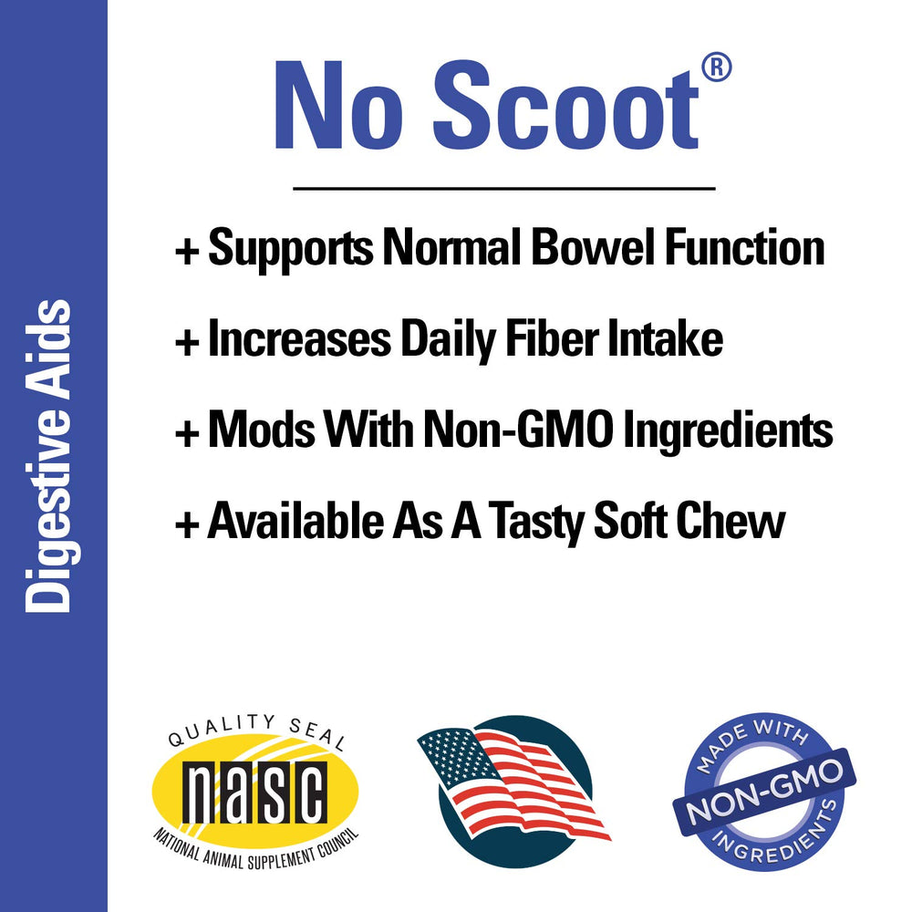 Vet Classics No Scoot – ingrédients non-ogm et citrouille pour les fibres naturelles