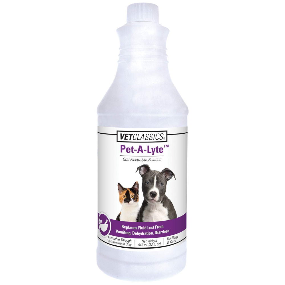 Vet Classics Pet-A-Lyte: flacon-bouteille-32oz prêt à l’emploi pour chiens et chats.