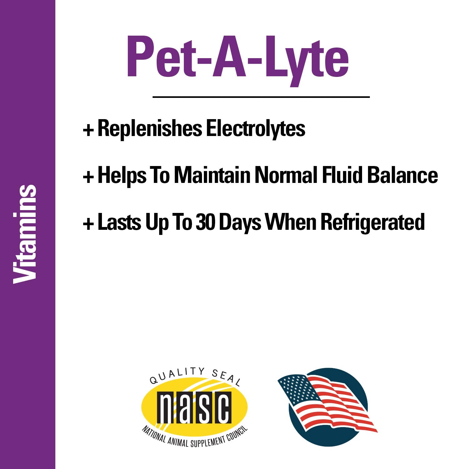 Vet Classics Pet-A-Lyte: formulation-veterinaire, assurance qualité pour chiens et chats.