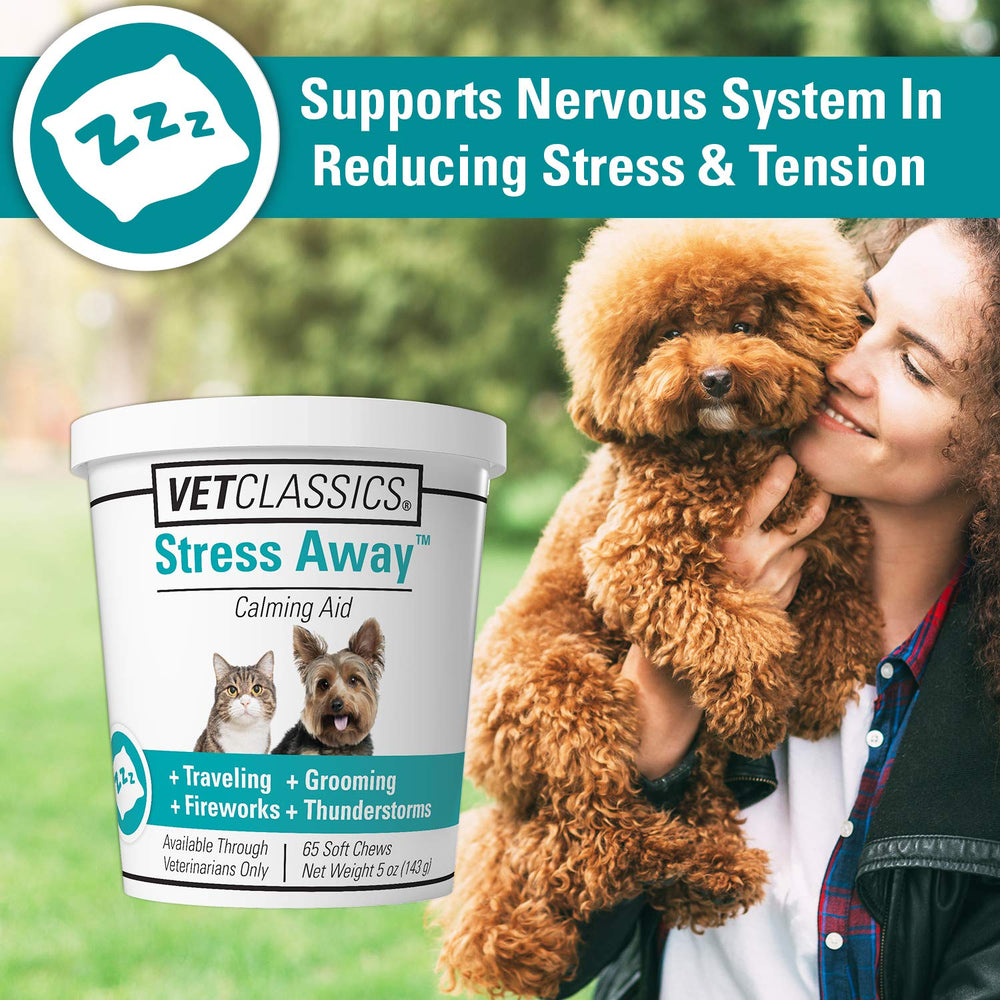 Vet Classics Stress Away: gommes douces destinées au calme des animaux.