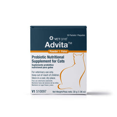 Vet One Advita, poudre probiotique pour chat, soutient la digestion et le pelage sain