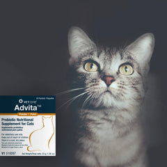 Emballage facile à ouvrir, Vet One Advita Probiotique pour chats.