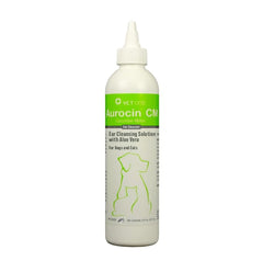 Vet One Aurocin CM — bouteille nettoyante pour oreilles offrant douceur et neutralisation des odeurs.