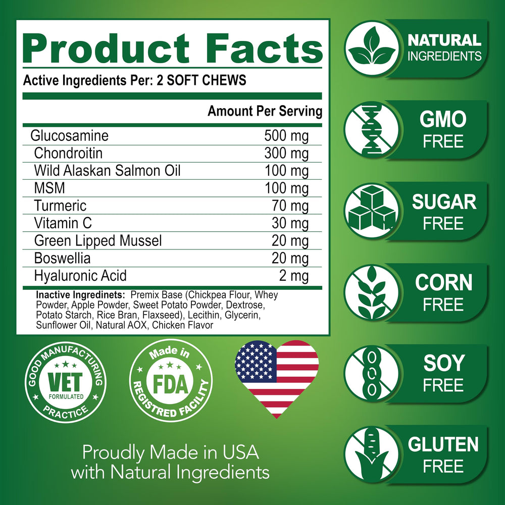 Produit Vet Promise fabriqué aux États-Unis, contrôle qualité.