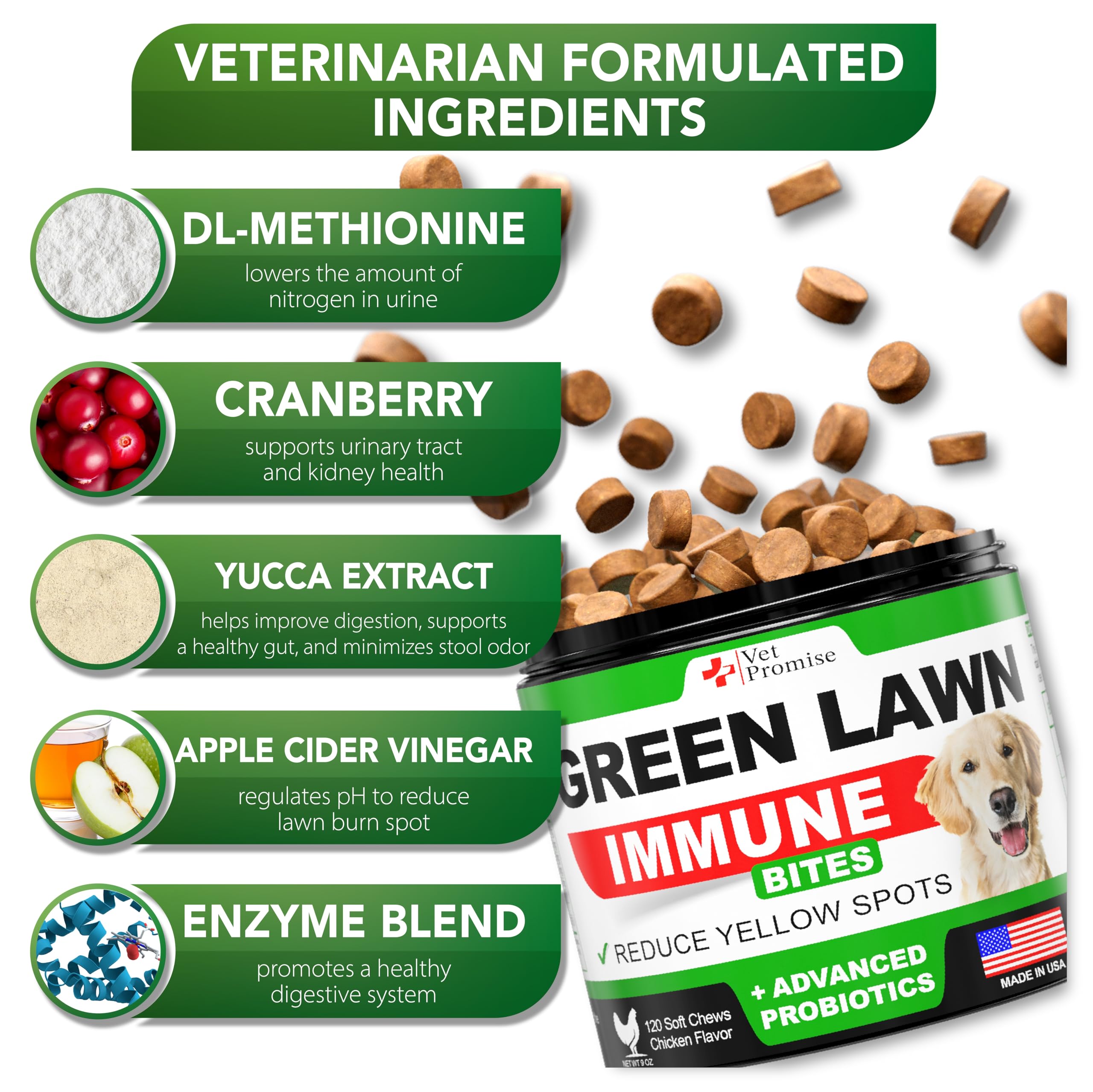 Vet Promise Ingrédients Naturels : formulation naturelle sans additifs