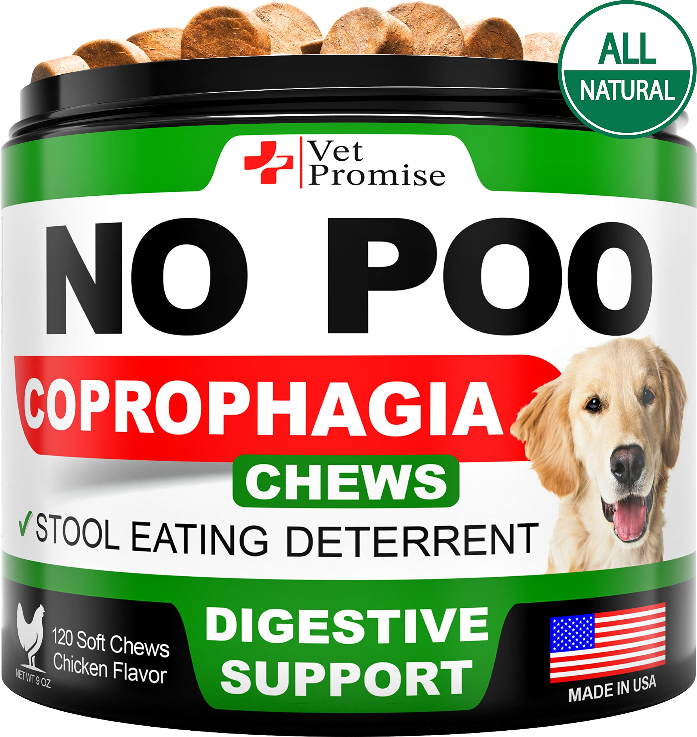 Vet Promise No Poo Chews - emballage pratique pour friandises faciles à donner