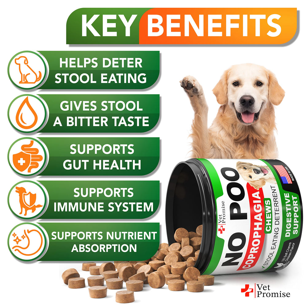 Vet Promise No Poo Chews - texture douce idéale pour récompenser votre chien