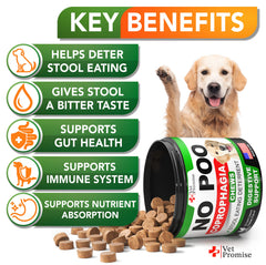 Vet Promise No Poo Chews - texture douce idéale pour récompenser votre chien