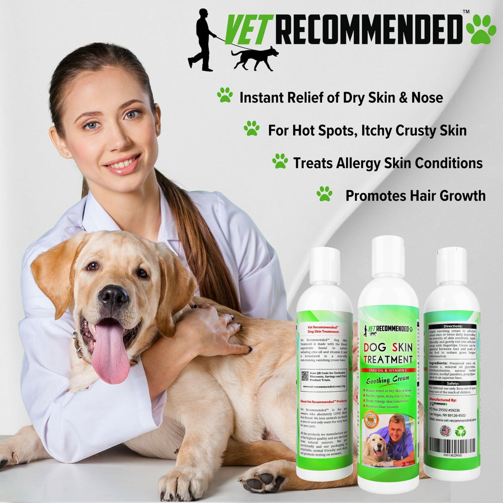 Vet Recommended Crème poils chien croissance – peut soutenir la repousse des poils.