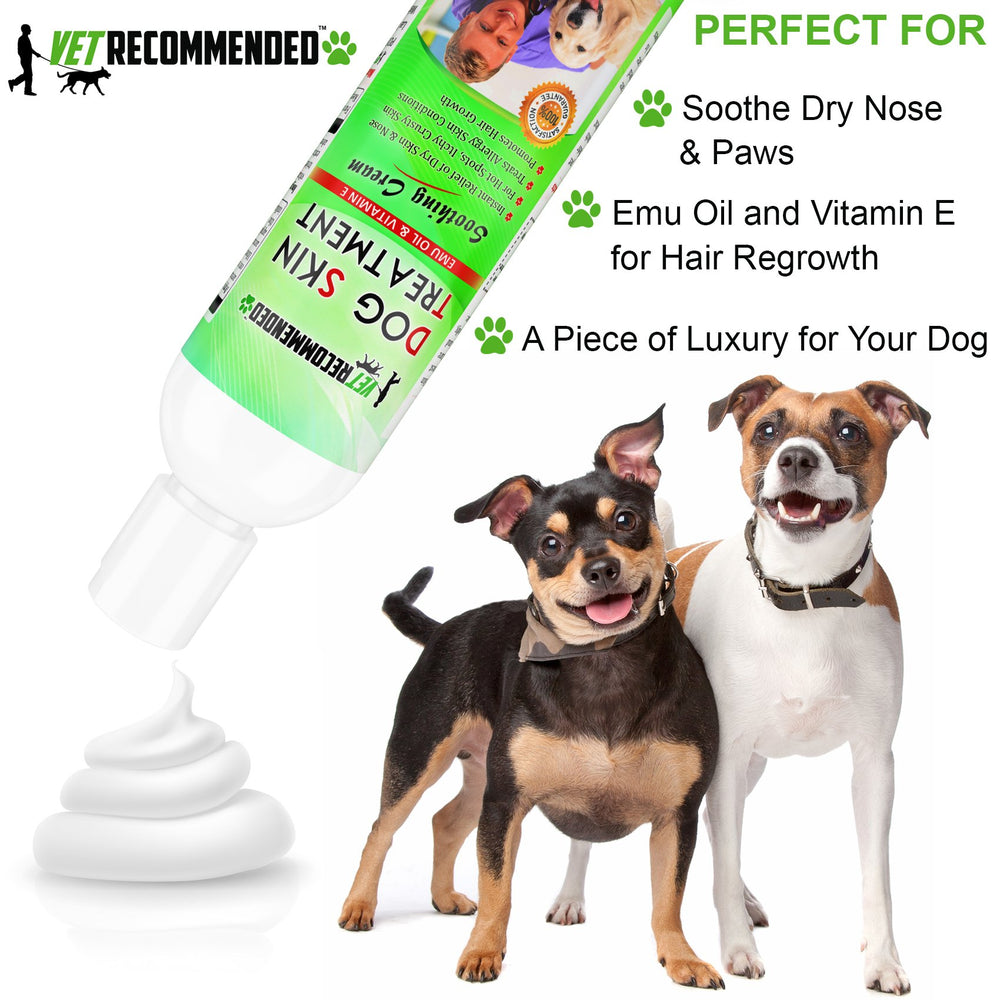 Vet Recommended Crème zones sèches chien – apaise les zones sèches et irritées.