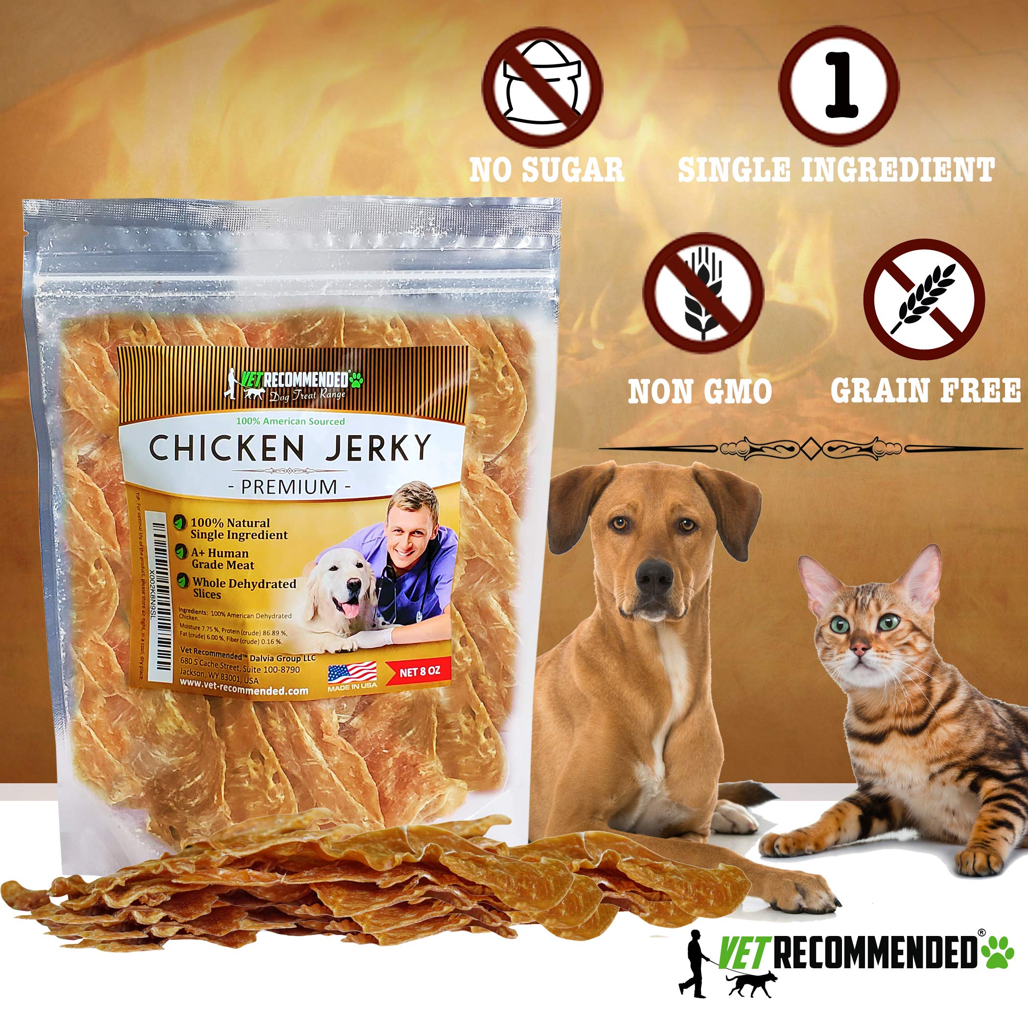 Vet Recommended : texture douce, facile sur les dents pour chiens exigeants.