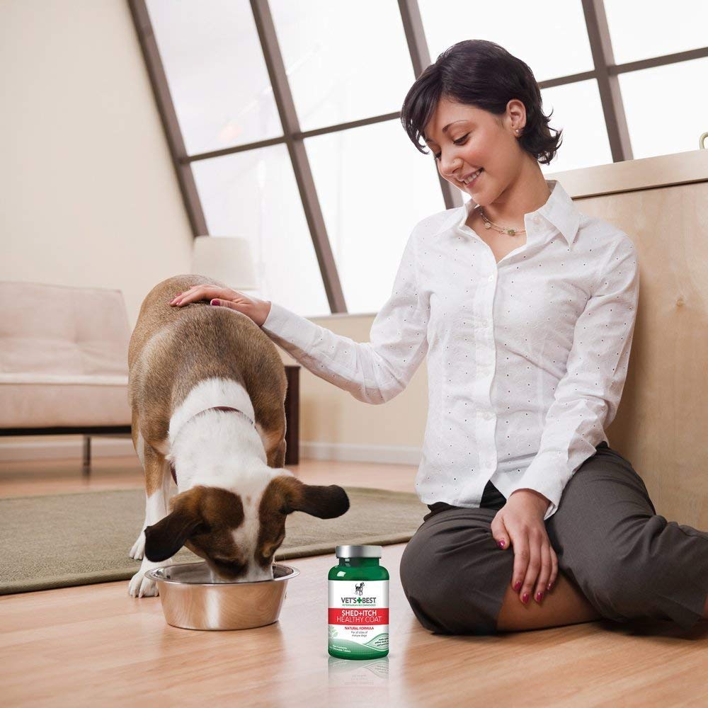  Vet's Best Acides oméga: nutriments pour le pelage et la peau.