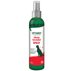 Vet's Best Allergy Itch Relief Spray – bouteille 8 oz pour apaiser les demangeaisons saisonnieres chez les chiens.