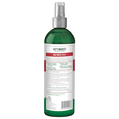Vet's Best – application sur peau irritée apaise sans picotement.